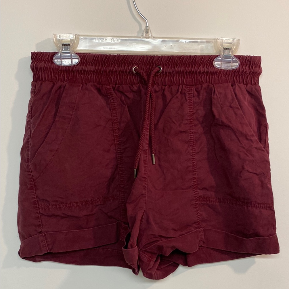 Universal Threads Brand Womens Burgundy Drawstring Shorts SizeS